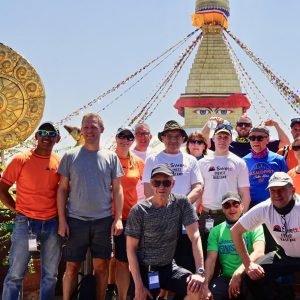 Turister på everest baslägret