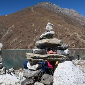 högalpina sjöar i nepal