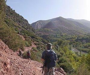 En vandring mot Jbel Toubkal i Atlasbergen