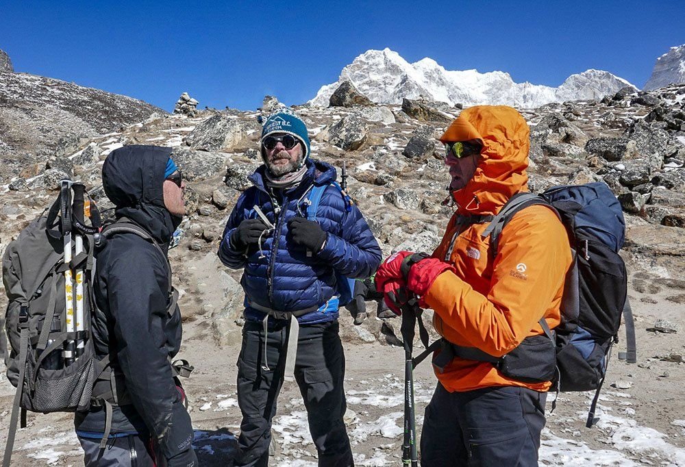 mot everest i himalaya