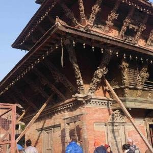 Tak i Katmandu där vandringen mot Everest Base Camp börjar