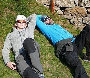 Efter vår långa vandring till Everest Base Camp är det skönt att få vila