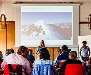 Föreläsning om Kebnekaise för att förbereda deltagarna