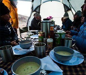 Bra mat är grunden till en behaglig dags vandring mot Kilimanjaro