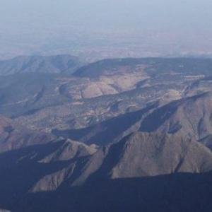 Ståtliga Atlasbergen i Marocko