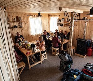 Härligt med en kopp kaffe efter att ha tagit sig an Elbrus