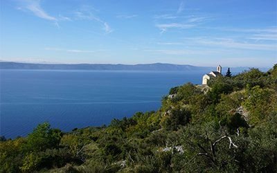 Vi vandrar bortom den etablerade rutten i Kroatien